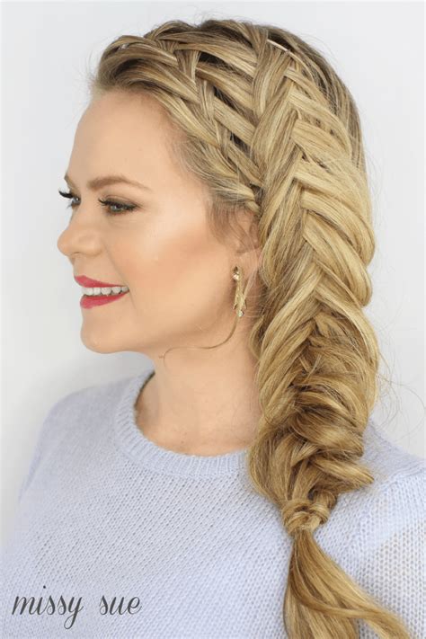 Waterfall Inverted Side Fishtail Braid Missy Sue