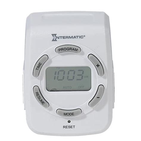Intermatic 15 Amp 7 Day Indoor Plug In Heavy Duty Digital Timer With
