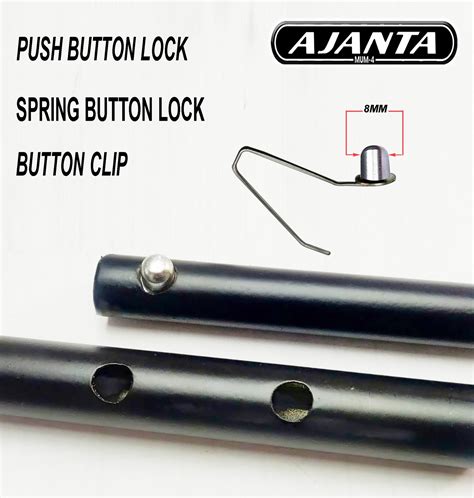 Push Button Spring Spring Locking Pin Pop Up Spring Clip Tube Button