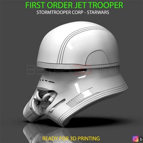 Download STL files First Order JET TROOPER Helmet ...