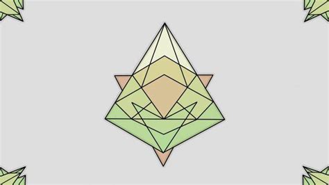 Triangle Geometry Minimalism Abstract Crystal Wallpapers Hd