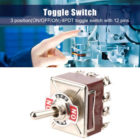 3 Position Toggle Switch 4pdt 3 Positions Toggles Switches 15a 250vac