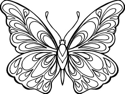 Butterfly Coloring Pages For Adults Printable Earlie Steel