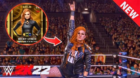 How To Play As Becky Lynch 18 In Wwe 2k22 Youtube