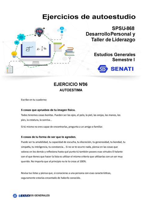 Tarea N6 G5y5 Escribe En Tu Cuaderno 5 Cosas Que Apruebes De Tu