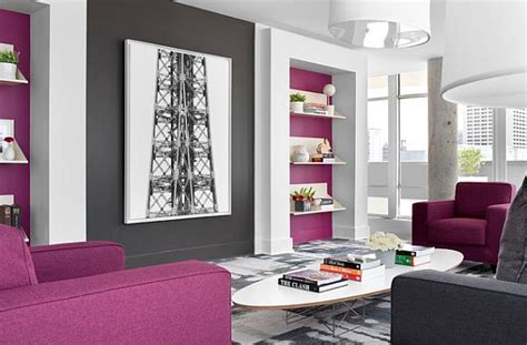 Purple And Grey Living Room Design Decoist