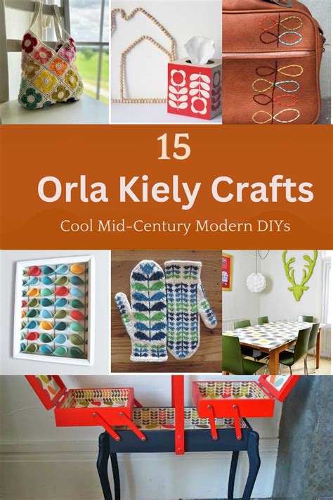 Get A Cool Mid Century Modern Vibe Orla Kiely Crafts And Diys