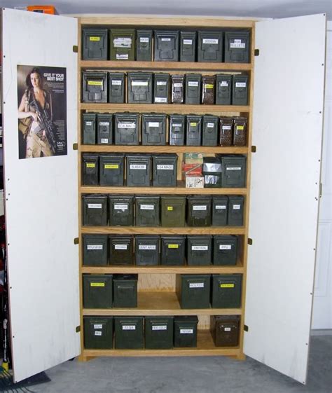 Ammo Storage Cabinet Plans Resnooze Com