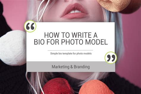 How To Write A Bio For A Photo Model Julita Davies International