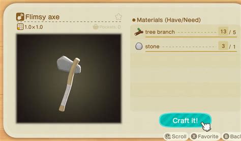 How To Get An Axe In Animal Crossing New Horizons