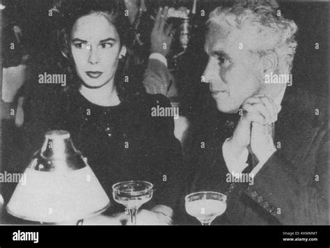 Oona And Charlie Chaplin 1944 Stock Photo Alamy