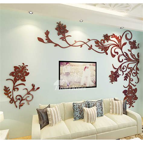 Beautiful Wall Mural Stickers 3d Acrylic Home Decor Living