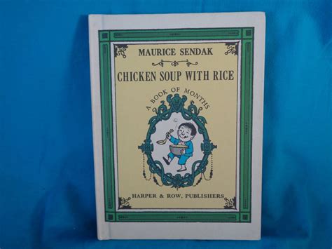 Vintage Chicken Soup With Rice A Book Of Months By Etsy Vintage Books Books Etsy