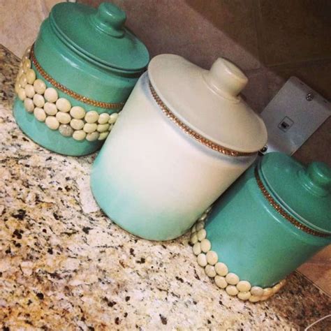 Shop wayfair for all the best glass kitchen canisters & jars. Repaint Your Old Kitchen Canisters in 2020 | Ceramic ...