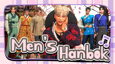 Cc Finds Sims 4 Korean Mens Hanbok Youtube