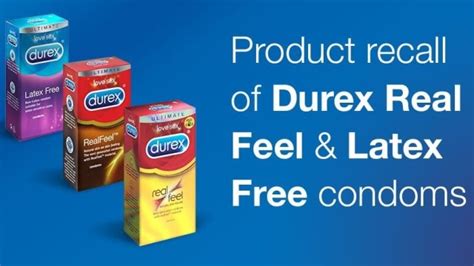 durex recalls ten batches of condoms over fears they could split