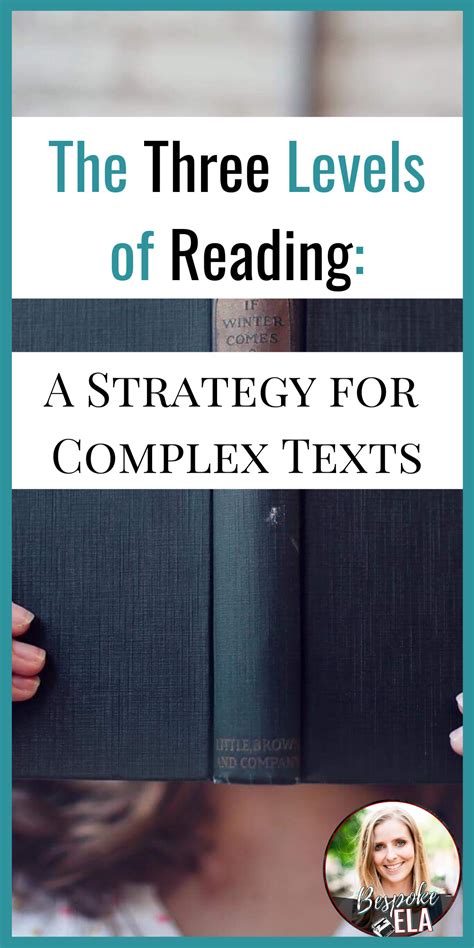 The Three Levels Of Reading A Strategy For Complex Texts Artofit