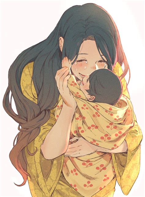 Mother And Baby Drawing Anime Easy Drawing Ideas