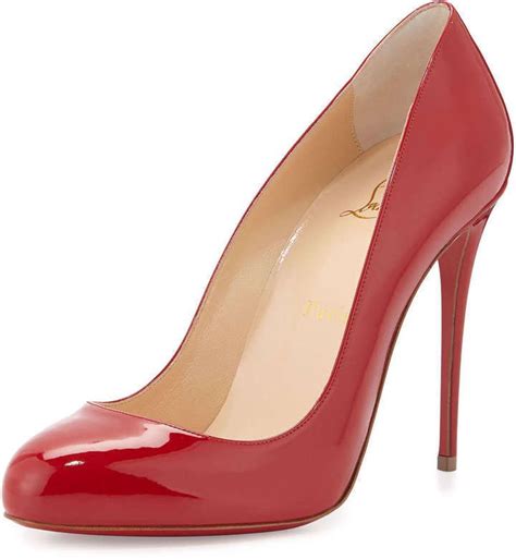 Christian Louboutin Dorissima Patent Red Sole Pump Red Buy For At