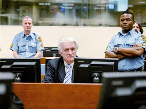 Two Decades After The War A Genocide Conviction For Radovan Karadzic Npr And Houston Public Media