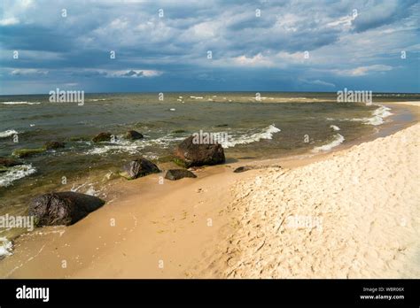 Ostsee Strand Von Misdroy Miedzyzdroje Insel Wolin Westpommern