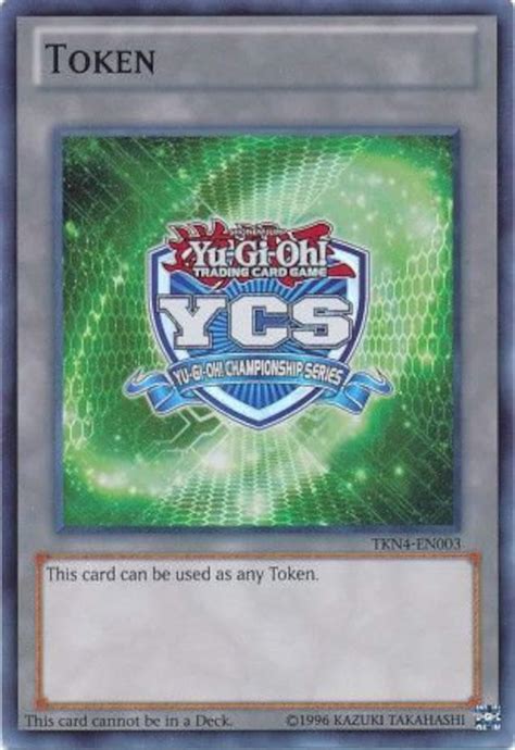 Yu Gi Oh Championship Series Token Tkn4 En003 Super Rare Etsy