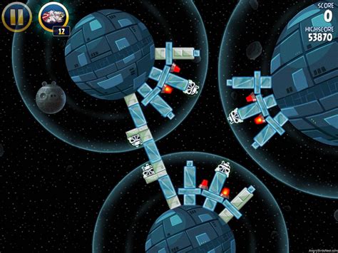 Angry Birds Star Wars Death Star 2 Level 6-27 Walkthrough