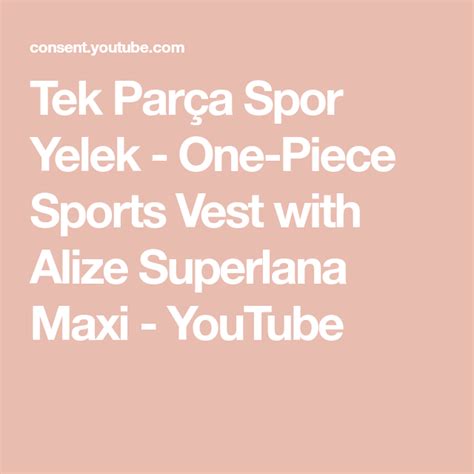 Tek Parça Spor Yelek One Piece Sports Vest with Alize Superlana Maxi