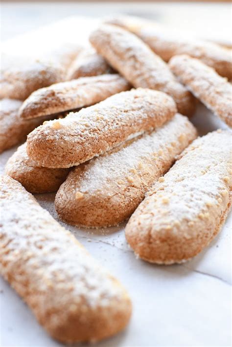 Spongy lady finger cookies are what makes tiramisu cake so special! Sponge Fingers (Homemade Savoiardi Biscuits) | Marcellina ...