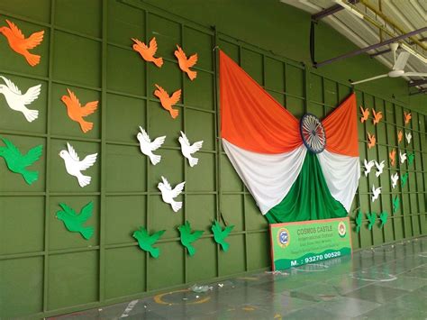 Backdrop Ideas Stage Decoration Celebration Of Republic Day Stage Decoration Modern Design