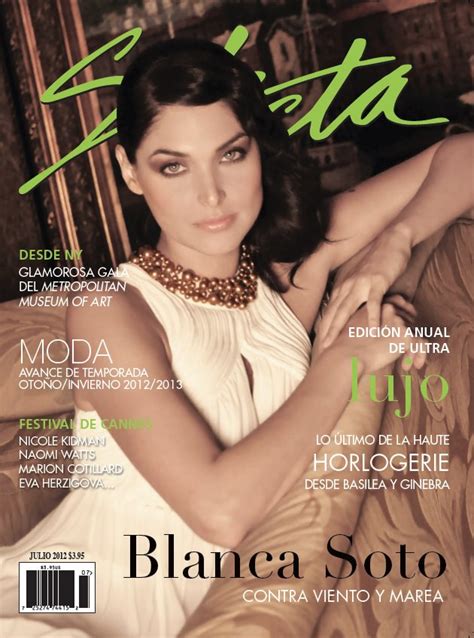 Blanca Soto Selecta Magazine Eua Julio 2012 Miss