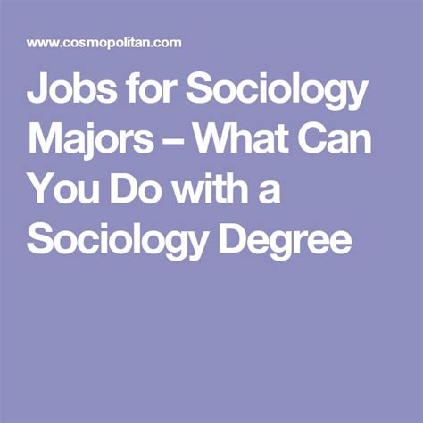 Jobs For Sociology Majors What Can You Do With A Sociology Degree