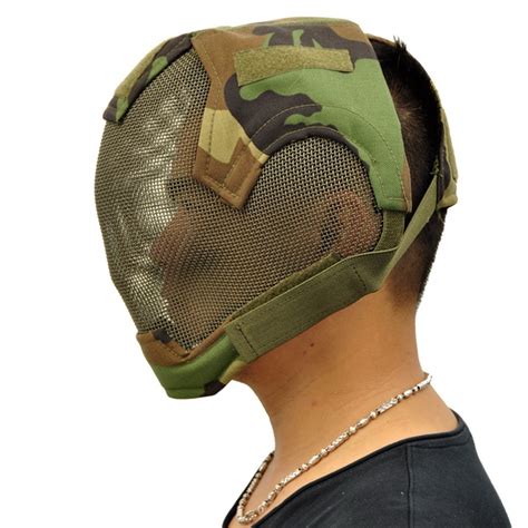 Ideal Cool Full Face Wire Mesh Airsoft Mask Breathability Ebay