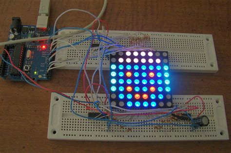Arduino Powered Three Color 8x8 Led Array Instructables