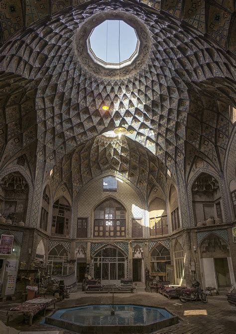 Dome Of Timche Ye Amin Al Dowleh Caravanserai In The Bazaar Isfahan
