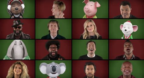 It's a contrast to the rest of the movie. Sing Cast Teams With Paul McCartney For Wonderful ...