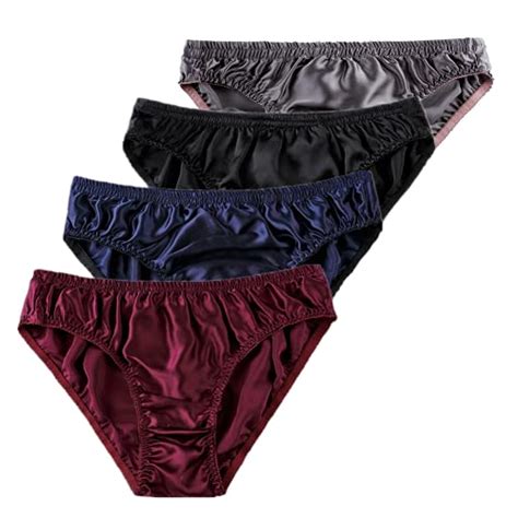 Mens Pure Silk Panties Satin String Bikini Mulberry Silk Underwear For Men Basic Briefs