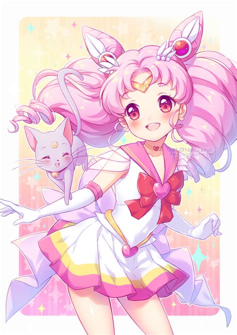 Video Chibiusa By Neko Rina Super Sailor Chibi Moon Sailor Mini Moon Sailor Moon Fan Art