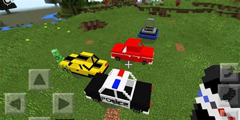 Mods, maps, skins, seeds, texture packs. Cars Minecraft mod for Android