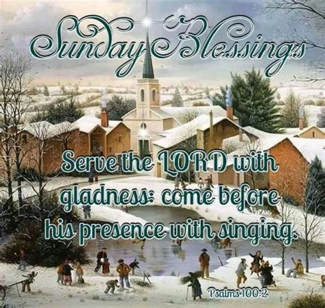 Sunday Blessings Winter Blessings Pinterest