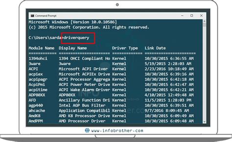 How To Use Command Prompt Get A List Of Installed Drivers In Windows