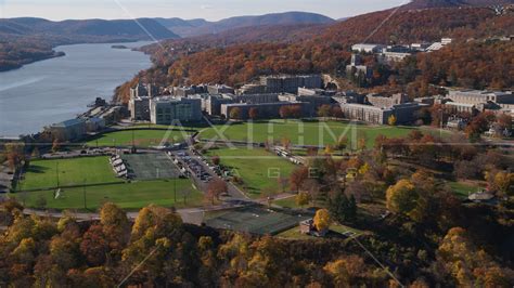 Grounds And Sports Fields At The West Point Military Academy In Autumn