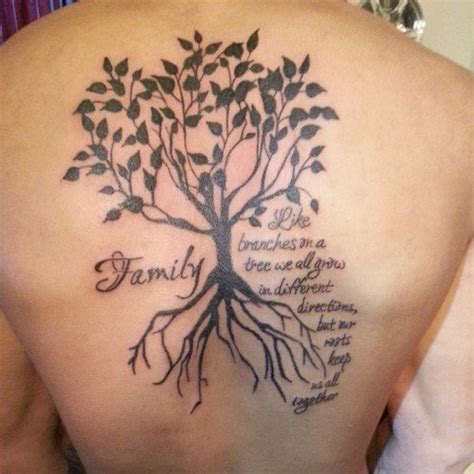 27 Deep Rooted Family Tree Tattoos and Meanings - TattoosWin