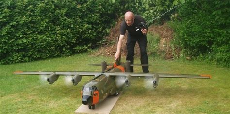 A Picture Of My Dad And One Of His Rc Planes Its A C 130 In The Old Color Scheme Of The