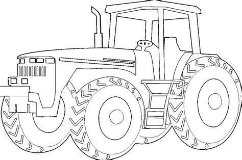 Coloriage tracteur à imprimer dessin de tracteur à colorier fan de l'agriculture et de tracteur, de la nature, te voici dans la catégorie de tracteur à imprimer. tracteur forestier dessin