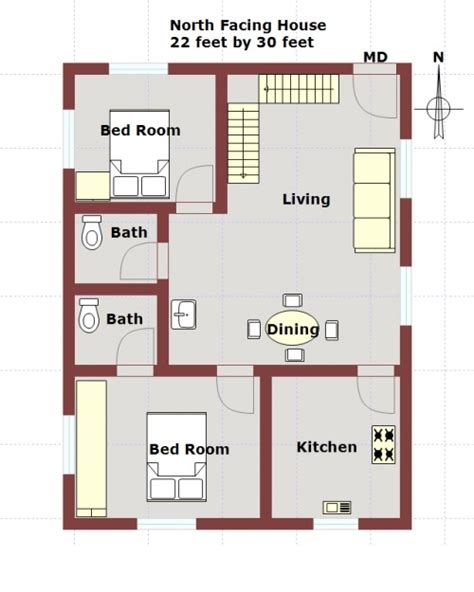 North Facing House Vastu Plan With Pooja Room Tabitomo