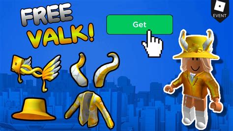New How To Get Free Gold Valk Horns And All Prizes Roblox Awards