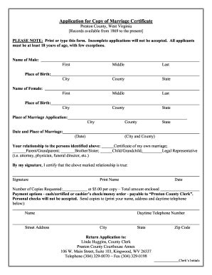How to fill out a moneygram money order. Marriage application - Fill Out and Sign Printable PDF Template | SignNow