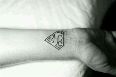 Superman Logo Superman Tattoos Wrist Tattoos Girls Wrist Tattoos
