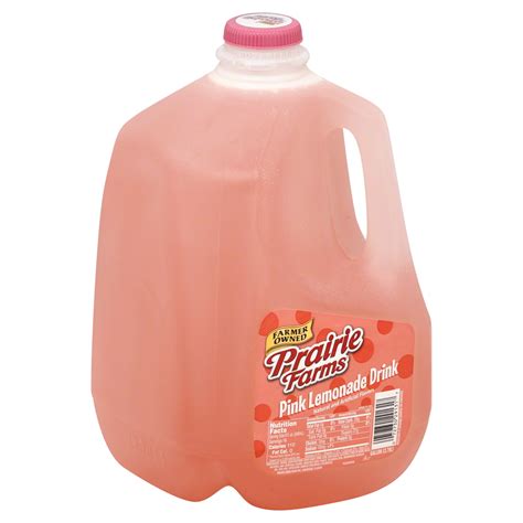 Prairie Farms Drink Pink Lemonade 1 Gl 378 Lt Food And Grocery